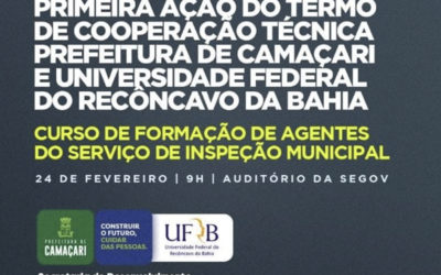 CAMAÇARI – BA: SEDAP E UFRB PROMOVEM CURSO DE FORMAÇÃO DE AGENTES DO SIM