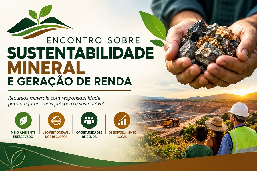 PREVISÃO PARA NOVEMBRO: MACAÚBAS E BACIA DO PARAMIRIM PREPARAM ENCONTRO SOBRE SUSTENTABILIDADE MINERAL E GERAÇÃO DE RENDA